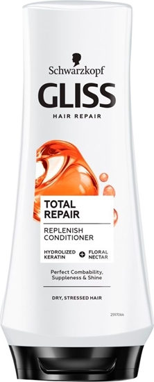 Picture of Gliss Kur Total Repair Conditioner Gboko Regenerujca Odywka Do Wosów Suchych i Zniszczonych 200 ml
