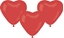 Изображение GoDan -Balon CR pastel"Serce bez nadruku"czerwony 50 szt - 8021886564501
