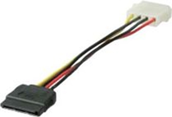 Изображение Goobay Molex - SATA, 0.15m, Wielokolorowy (50674)
