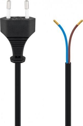 Изображение Goobay Przewód przyczeniowy EURO (C CEE 7/16) 1,5m H03VVH2-F 2x0,75 50085