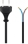 Изображение Goobay Przewód przyczeniowy EURO (C CEE 7/16) 1,5m H03VVH2-F 2x0,75 50085
