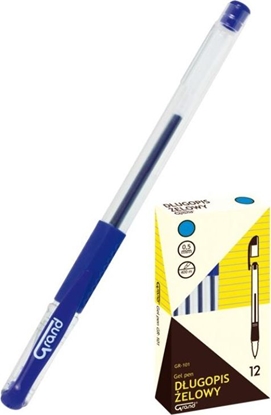 Picture of Grand Długopis żelowy GR-101 niebieski (12szt) GRAND