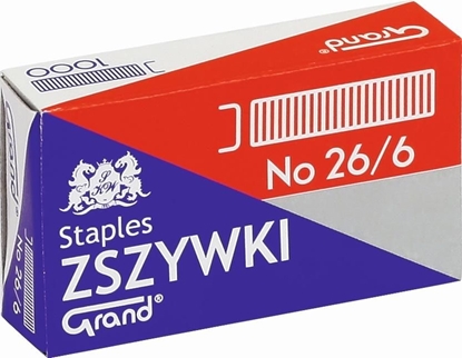 Изображение Grand Zszywki 26/6 (1000szt*10) GRAND