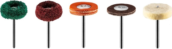 Picture of Graphite Akcesoria do miniszlifierki (Akcesoria do miniszlifierki, szczotki polerskie, filce, zestaw 12 szt.)