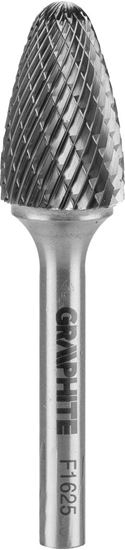 Picture of Graphite FREZ DO METALU HM TYP F (OSTROUKOWY ZAOKRGLONY) 16 X 25 MM TRZPIE 6 X 45 MM 55H374 GRAPHITE
