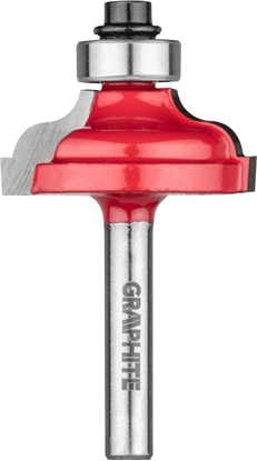 Attēls no Graphite Frez widiowy (Frez ksztatowy z oyskiem, zaokrglajcy, HM, 32 x 12.9 mm, trzpie 6 mm)