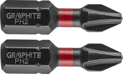 Picture of Graphite Kocówka wkrtakowa (Bity udarowe PH2 x 25 mm, 2 szt.)