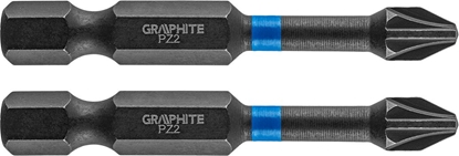 Attēls no Graphite Kocówka wkrtakowa (Bity udarowe PZ2 x 50 mm, 2 szt.)