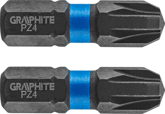 Picture of Graphite Kocówka wkrtakowa (Bity udarowe PZ4 x 25 mm, 2 szt.)