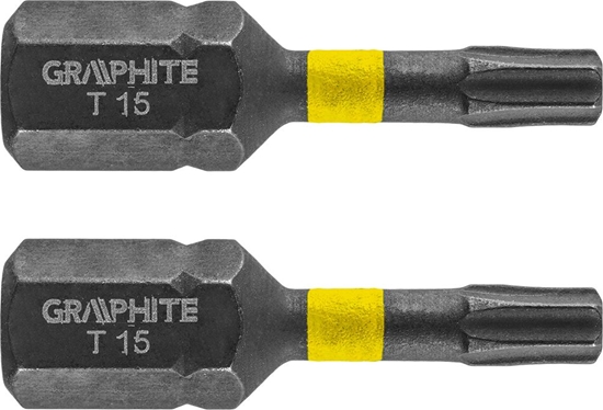 Picture of Graphite Kocówka wkrtakowa (Bity udarowe TX15 x 25 mm, 2 szt.)