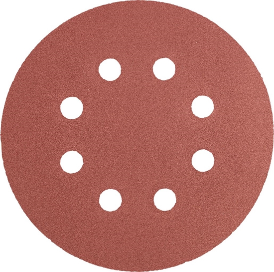 Picture of Graphite Krki cierne (Krki cierne 125 mm, K240 5 szt., z 8 otworami)