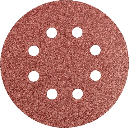 Изображение Graphite Krki cierne (Krki cierne 125 mm, K60, 5 szt., z 8 otworami)