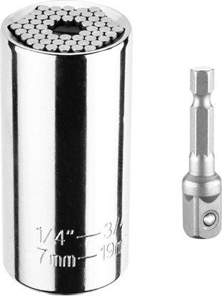 Attēls no Graphite Nasadka uniwersalna (Nasadka uniwersalna 7-19 mm, 1/4"-3/4")