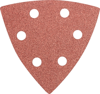 Attēls no Graphite Papier cierny (Papier cierny delta na rzep 93 x 93 mm K 100, 5 szt., z otworami)