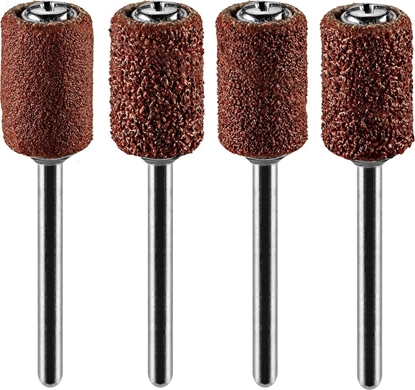 Attēls no Graphite Tama szlifierska (Tama szlifierska 6.3 mm, K60, K80, K120, K240, zestaw 100 szt, + trzpie 3.2 mm, 2szt.)