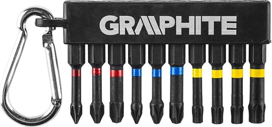 Picture of Graphite ZESTAW BITÓW UDAROWYCH 10 SZT. 56H562 GRAPHITE