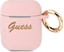 Изображение Guess Etui ochronne GUA2SSSI Silicone Vintage Script do AirPods 1/2 róowe