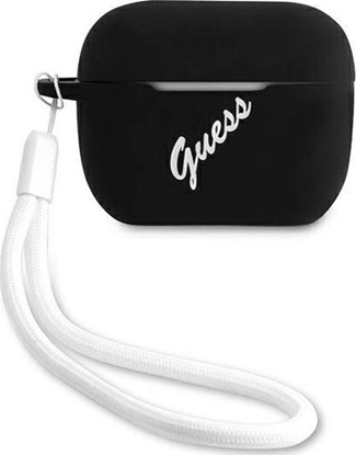 Изображение Guess Etui ochronne GUACAPLSVSBW Silicone Vintage do AirPods Pro czarne