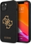 Attēls no Guess Guess GUHCP13SLS4GGBK iPhone 13 mini 5,4" czarny/black hard case Silicone 4G Logo