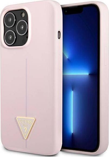 Изображение GUESS Guess GUHCP13XSLTGU iPhone 13 Pro Max 6,7" fioletowy/purple hardcase Silicone Triangle