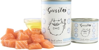 Picture of GUSSTO Fresh Salmon puszka z łososiem dla kota 190g