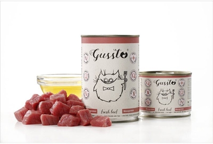 Attēls no GUSSTO Karma w puszcze dla kota z woowin Fresh Beef 400g