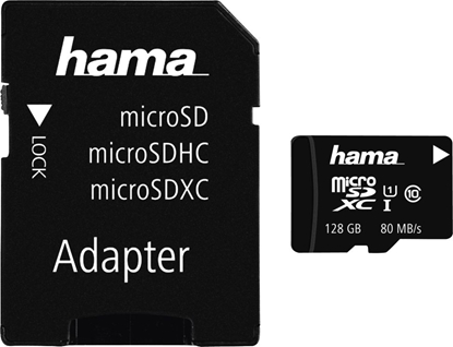 Attēls no Karta Hama MicroSDXC 128 GB Class 10 UHS-I/U1  (001241580000)