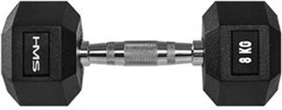 Picture of HMS hantel Hex Pro gumowany 1 x 8 kg