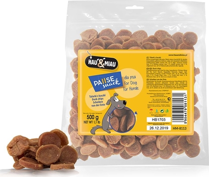 Attēls no Hau&Miau Hau&Miau Talarki z kaczki 500g HM-8113
