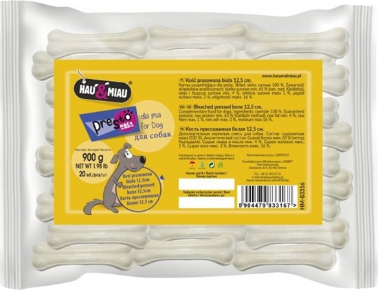 Picture of Hau&Miau KO PRASOWANA BIAA 12,5cm, 20szt/op, 900g/op