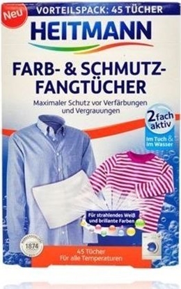 Picture of Heitmann HEITMANN Chusteczki wyapujce kolory 45szt