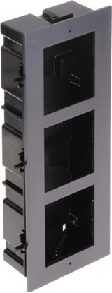 Attēls no Hikvision HIKVISION DS-KD-ACF3, rámeek pro modulární interkom, pro 3 moduly, zápustná montá