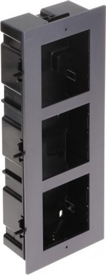 Picture of Hikvision HIKVISION DS-KD-ACF3, rámeek pro modulární interkom, pro 3 moduly, zápustná montá