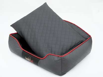 Изображение Hobbydog LEGOWISKO ELITE  grafitowy  czarne boki