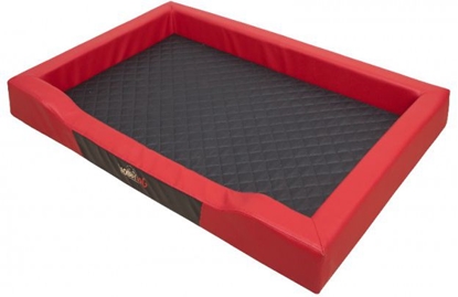 Изображение Hobbydog Legowisko Deluxe - Czerwono-czarne XL