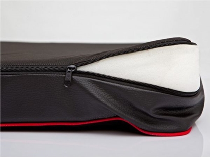 Изображение Hobbydog Materac Premium Czarna Kodura Z Czarn Eko Skór - L