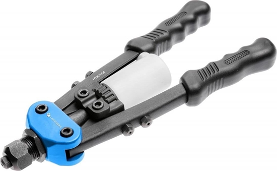 Изображение Högert Technik Nitownica dwurczna krótka 250 mm, 5 wymiennych gowic, maks. 4.8 mm HT2C154