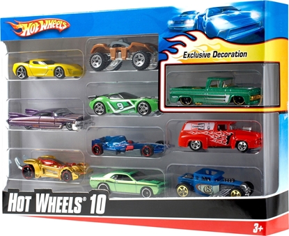 Attēls no Hot Wheels Dziesiciopak 1:64 (54886)