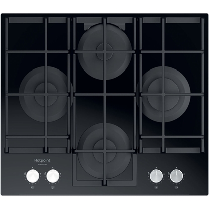 Picture of Hotpoint HAGS 61F/BK Black Built-in 59.5 cm Gas 4 zone(s)