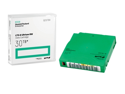 Picture of HP LTO-8 Ultrium 30TB RW Data Cartridge Blank data tape 12 TB 1.27 cm