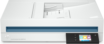 Изображение HP ScanJet Enterprise Flow N6600 fnw1 Scanner- A4 Color 600dpi, Flatbed Scanning, Automatic Document Feeder, Auto-Duplex, OCR/Scan to Text, 50ppm, 8000 pages per day