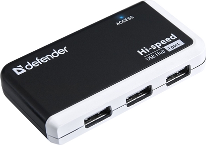 Изображение HUB USB Defender Quadro Infix 4x USB-A 2.0 (83504)