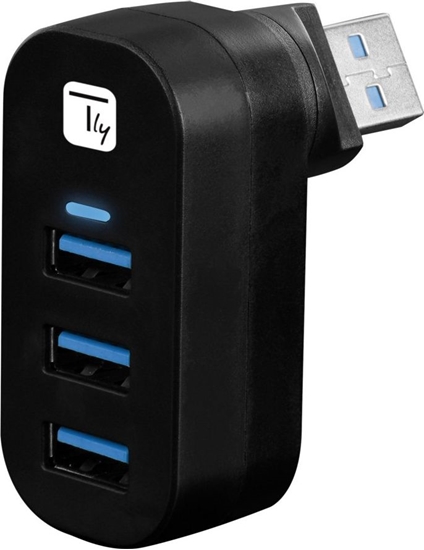 Изображение HUB USB Techly 3x USB-A 3.0 (IUSB3-HUB3-ROTB)