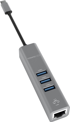 Attēls no HUB USB TerraTec Connect C2 1x RJ-45  + 3x USB-A 3.0 (251735)