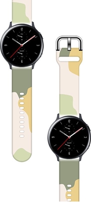 Изображение Hurtel Strap Moro opaska do Samsung Galaxy Watch 46mm silokonowy pasek bransoletka do zegarka moro (14)