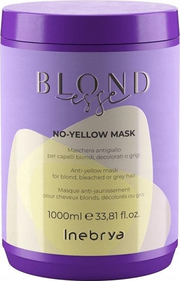 Picture of Inebrya INEBRYA_Blondesse No-Yellow Mask maska do wosów blond, rozjanionych, z pasemkami i siwych 1000ml