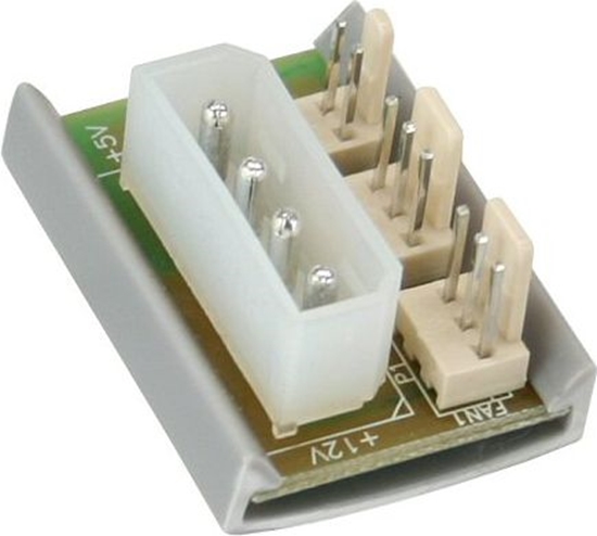 Picture of InLine Molex - 3-pin x2, Zielony (33008A)