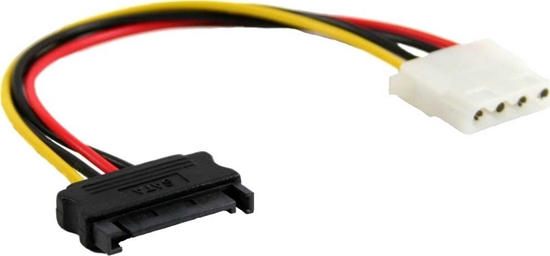 Picture of InLine Molex - SATA, 0.3m, Wielokolorowy (29669A)