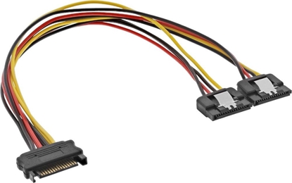Attēls no InLine SATA - SATA, 0.3m, Wielokolorowy (29683C)