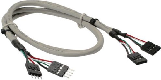 Picture of InLine USB 4 pin - USB 4 pin, 0.3m, Szary (33440C)